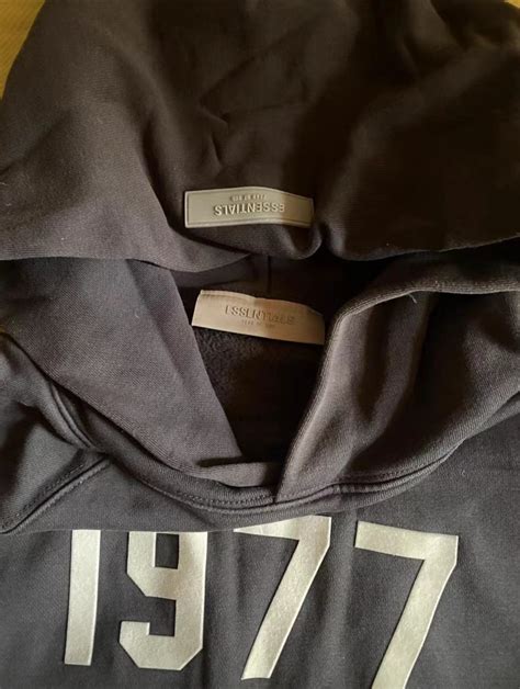 Essentials Fear of God Essentials 1977 Hoodie Iron | Grailed