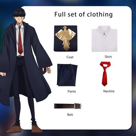 Keificle Mash Burnedead cosplay Mashle complete set of India | Ubuy