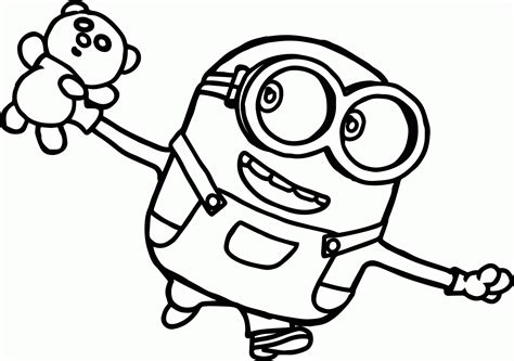 Minions Printable Coloring Pages
