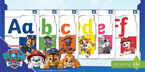 FREE! - PAW Patrol: Alphabet Posters (teacher made) - Twinkl