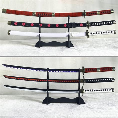 Buy Forgemith Bamboo Anime Cosplay Swords：Roronoa Zoro/Kitetsu/Yama ...