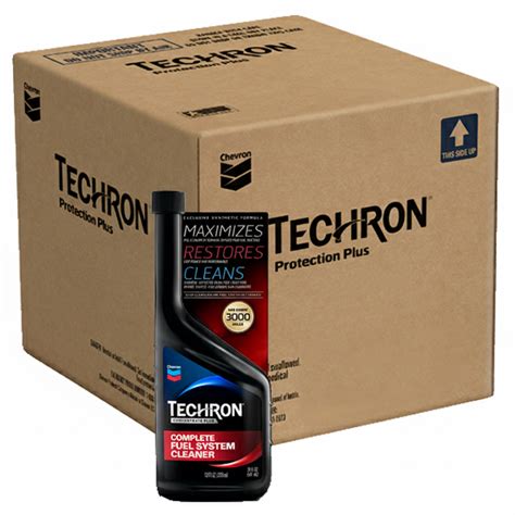 Chevron Techron Fuel System Cleaner 12 Oz. Concentrate Plus Case 6 ...