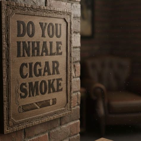 Do you inhale cigar smoke? - Vdg-cigars