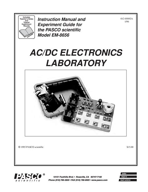 AC DC Electronics Laboratory Manual EM 8656 - 012-05892A 1/ © 1995 ...