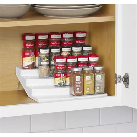 Organize Your Kitchen Space With An Inside Cabinet Spice Rack - Home ...