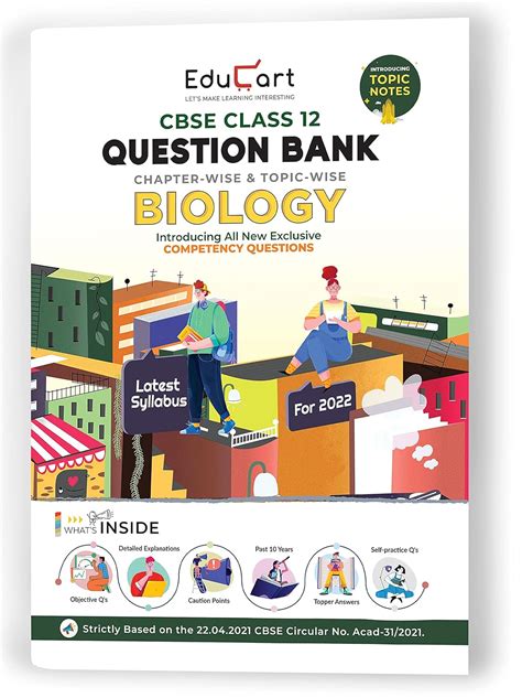 Educart CBSE Biology Class 12 Question Bank for 2022 Exam (with new ...