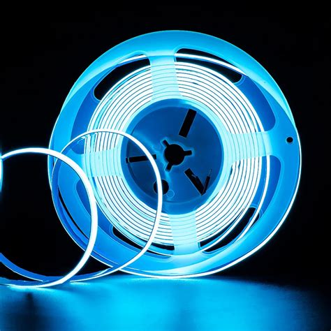 8mm COB LED Strip Lights – Blue - 320 LEDs per meter 12v 5m – Chronos ...
