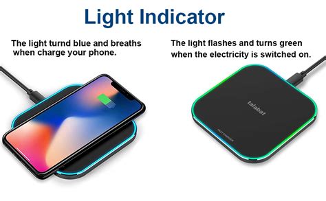 Talabat Wireless Charger, 15W Max Charging Square Pad,Compatible with ...