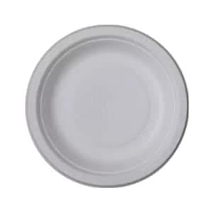 Disposable Sugarcane Bagasse Round Plain Plates 6 Inch, 100% Eco ...