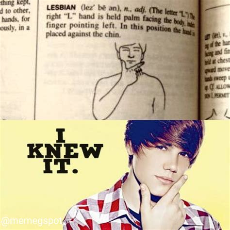 Lesbian in sign language is 🤔 : r/funny