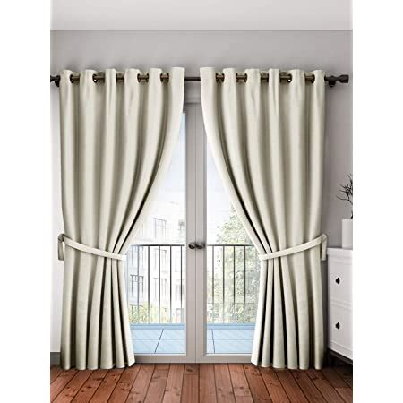 Buy Home Sizzler 1 Piece 100% Blackout Eyelet Polyester Long Window ...