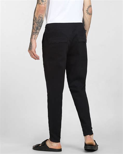 Buy Black Mid Rise Sweatpants for Men