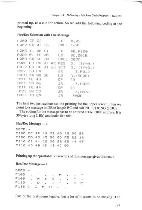 Image result for ZX Spectrum Machine Code