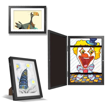 Kids Art Frames 9 5x13 Front Opening Artwork Frames Changeable ...