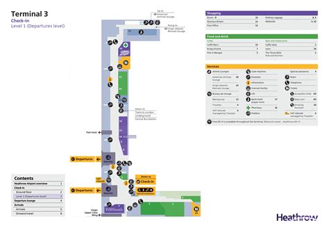 London Heathrow Airport Terminal 3 Map (Most Up-To-Date) – All Maps