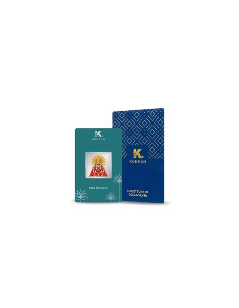 Kundan Khatu Shyam Ji Color Silver Bar of 20 Gram in 999.9 Purity ...