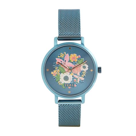 TEAL BY CHUMBAK Round Dial Analog Hand Watch for Women, Wrist Watch for ...