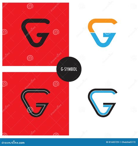 G- 公司标志 G信件抽象商标设计 向量例证. 插画 包括有 投反对票, 字母, 教育, 信函, 商业, 标签 - 81445729