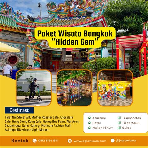 Paket Wisata Bangkok Hidden Gem | Joglo Wisata