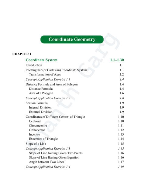 Coordinate Geometry CHAPTER 1: Introduction to Coordinate Systems and ...