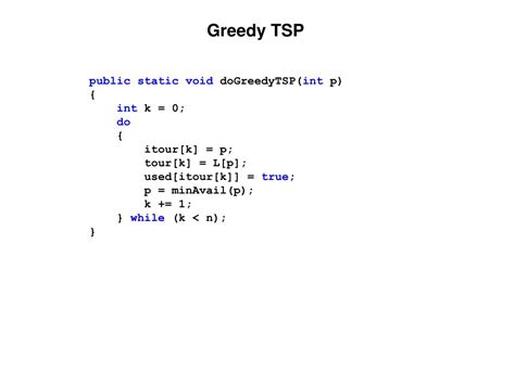 Image result for TSP Greedy Algorithm Java