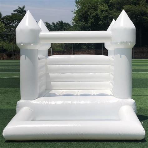 Buy White Bounce House with Ball Pit & UL Blower Commercial Grade ASTM ...