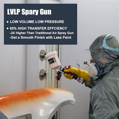 Gun Paint | AEROPRO TOOLS R500 LVLP Air Spray Gun with 1.3, 1.5, 1.7mm ...