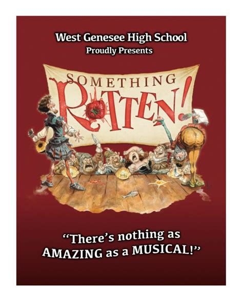 Something Rotten! Musical at West Genesee HS, West Genesee High School ...