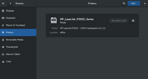 Linux Printer Installation 的图像结果