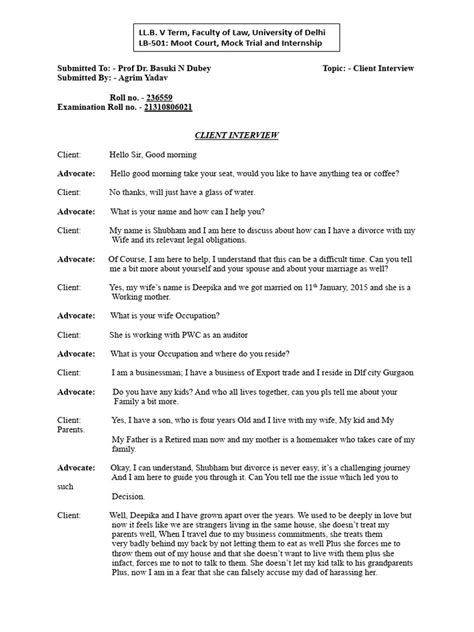 Image result for Client Interview Legal Questions