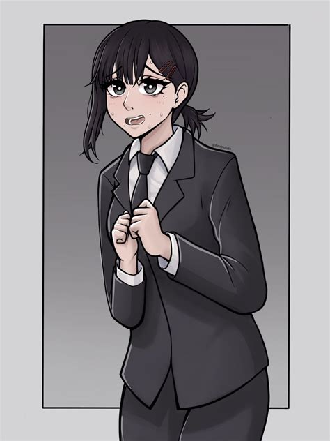 Kobeni fanart by me! to celebrate her anime debut : r/ChainsawMan