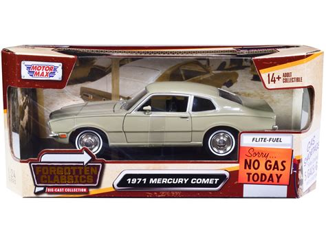 1971 Mercury Comet Beige "Forgotten Classics" Series 1/24 Diecast Model Car by Motormax | GPBox