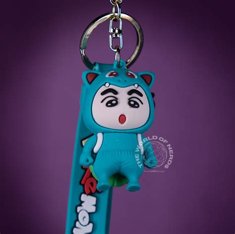 SHIN CHAN AS BULBASAUR KEYCHAIN – The World Of Nerds