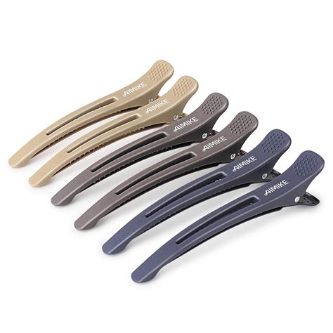 Amazon.com : AIMIKE Hair Sectioning Clips with Silicone Band - No ...