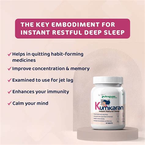 Kumkaran – Instant Natural Sleep, Combo Pack of Two 30 tablets Each ...