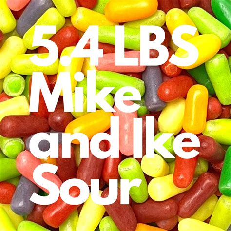 Amazon.com: Mike and Ike Mega Mix Sour Candy - 5.4 lbs - Chewy Bulk ...
