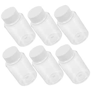 CHILDWEET 6pcs Oil Sample Bottle Set - 100ml PET Bottles with Caps ...