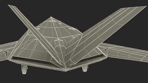 Combat Aircraft Stealth with Pilot 3D model | 3D Molier International