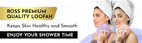 Buy Ross Large Bath Loofah Sponge Scrubber Exfoliator for High Lather ...