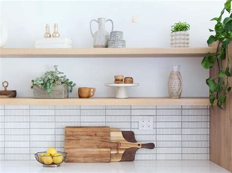 White Oak Floating Shelves Kitchen at James Saavedra blog