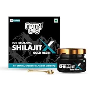NottyBoy Original Himalayan Shilajit Gold Resin 20g | 250mg/Serving ...
