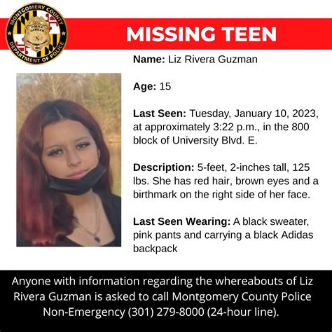Police: Silver Spring Teen Missing Since Jan. 10 | Source of the Spring