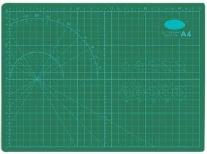 R H lifestyle A4 Size Self Healing Cutting Mat Double Sided Non-Slip ...