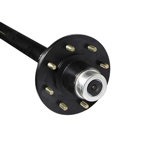 7000 lb Trailer Axle With Ider Hubs | Round Straight | Trailer Axle Store