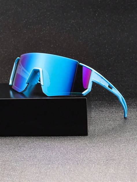 Fashionable Men's Glasses, Futuristic Large Frame Glasses, Unisex ...