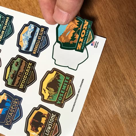 Anderson Design MINI EMBLEM National Parks Sticker Set | 63 Parks