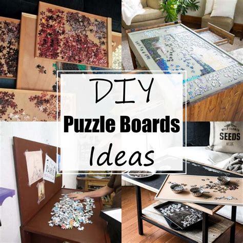 17 Easy DIY Puzzle Board Ideas With Different Materials - All Sands