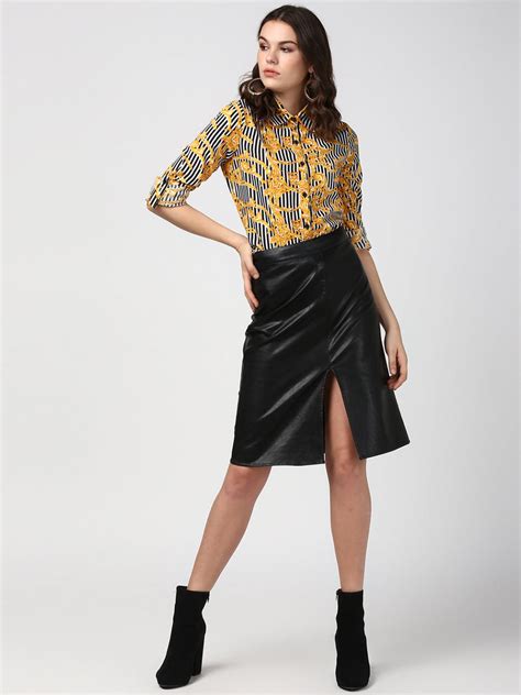 Women's Stripe and Print Shirt – Stylestone