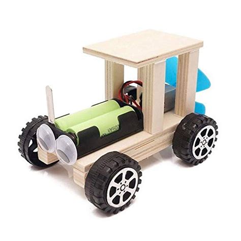 DIY Wind Car STEM Kit DIY Wooden Science Kits – REES52