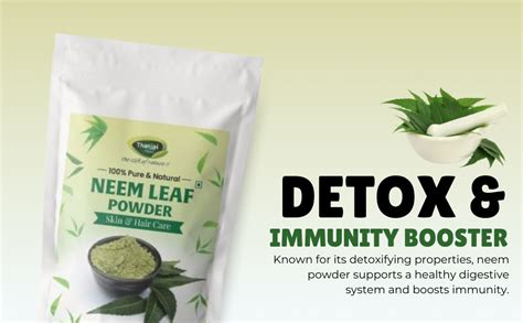 Thanjai Natural Pure Neem Leaf Powder 100g | 100% Organic & Natural ...